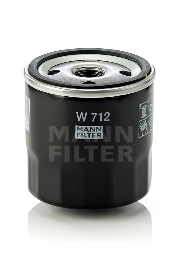 Фильтр масляный MANN-FILTER W712