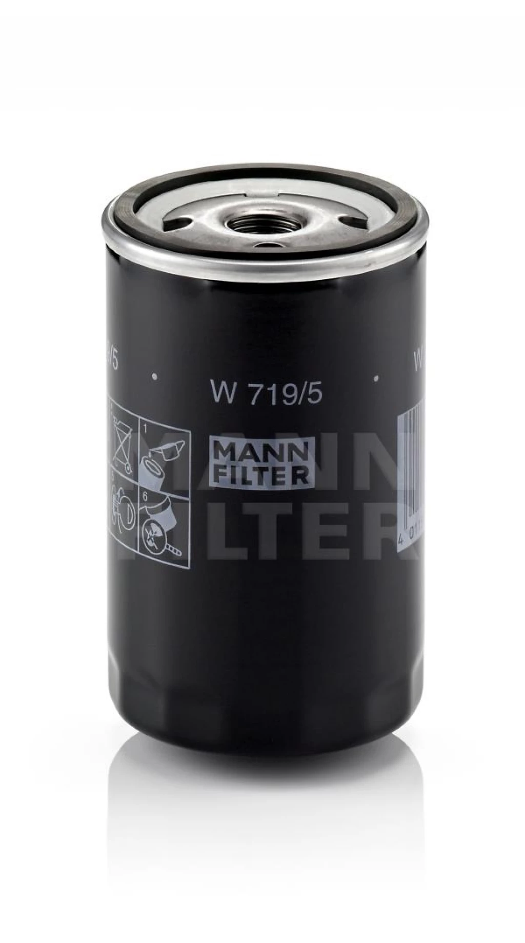 Фильтр масляный MANN-FILTER W7195