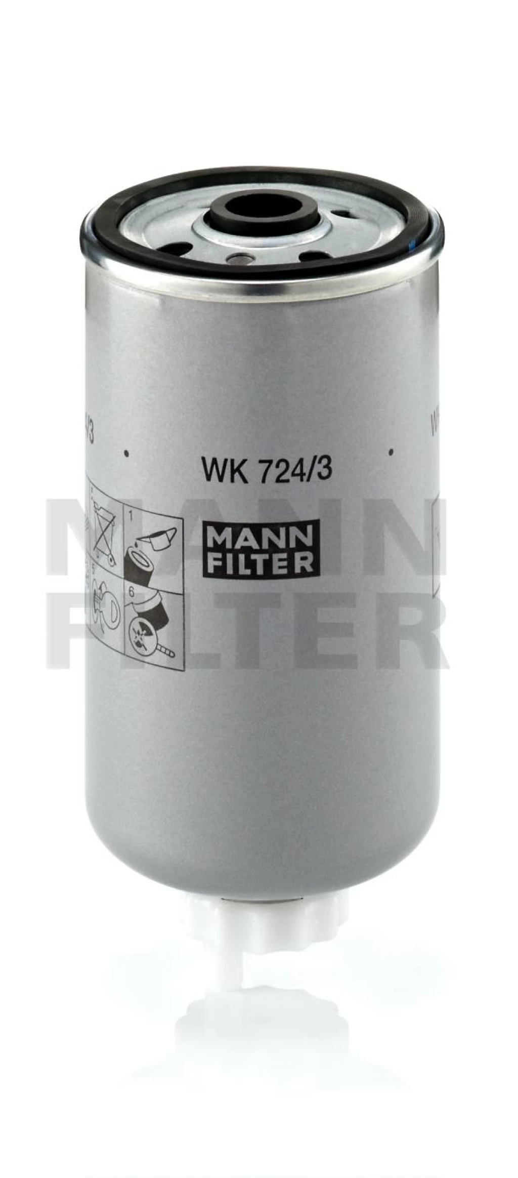 Фильтр топливный MANN-FILTER WK7243