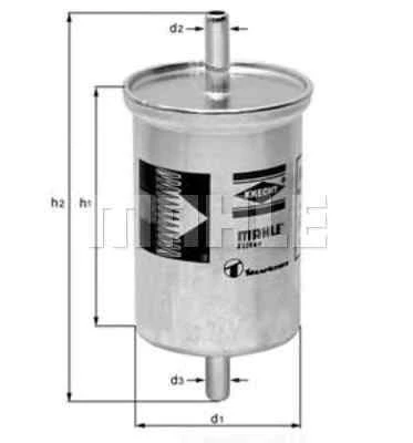 Фильтр топливный Mahle/Knecht KL2