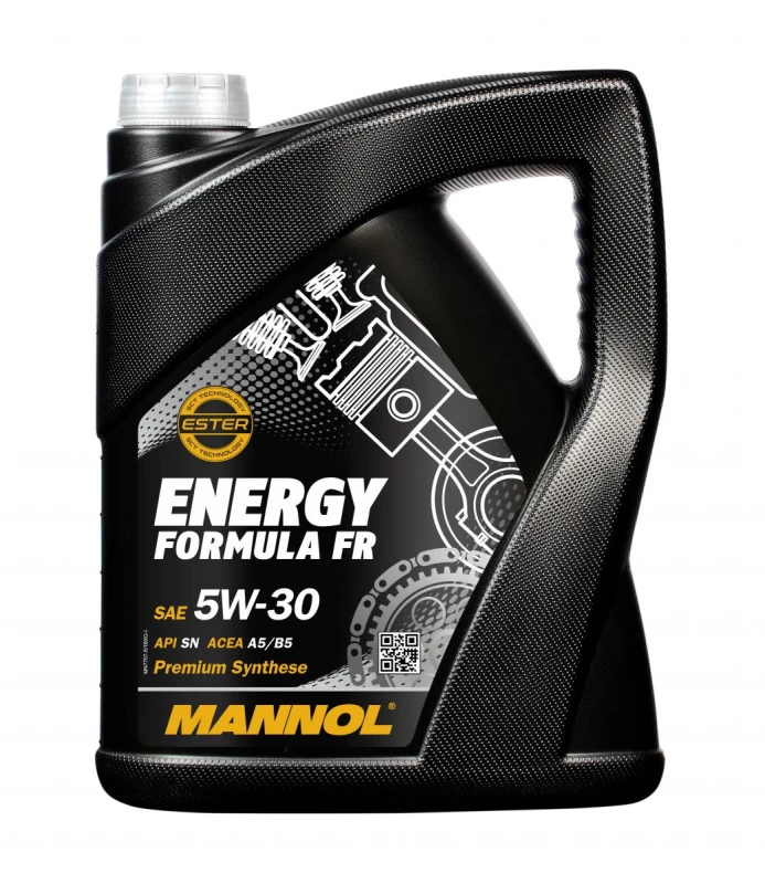 Моторное масло Mannol 7707 Energy Formula FR 5W-30 синтетическое 5 л