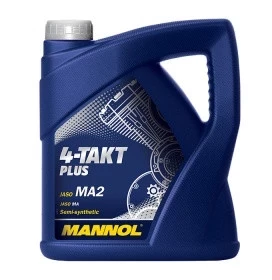 Моторное масло 4-х тактное Mannol 7202 4-Takt Plus 10W-40 полусинтетическое 4 л