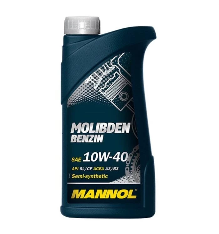 Моторное масло Mannol 7505 Molibden Benzin 10W-40 полусинтетическое 1 л