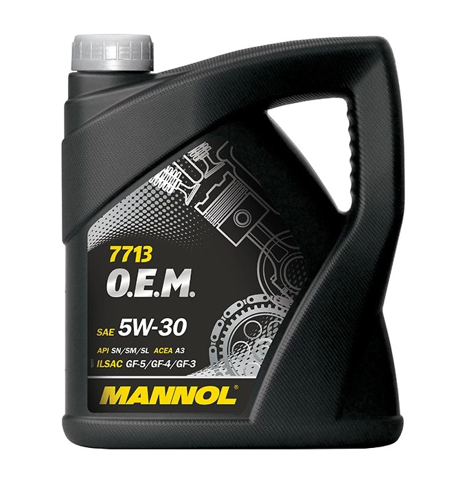 Моторное масло Mannol 7713 O.E.M. for Korean cars 5W-30 синтетическое 4 л