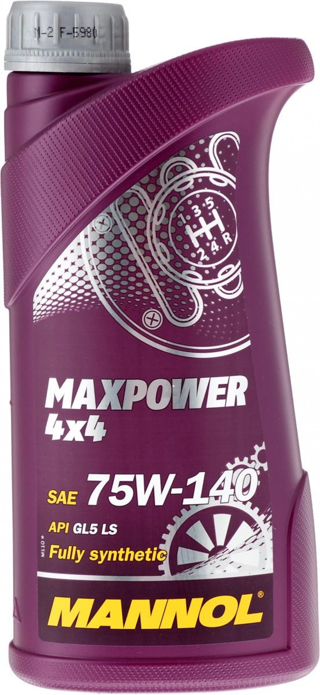 Масло трансмиссионное Mannol 8102 Maxpower 4х4 75W-140 1 л