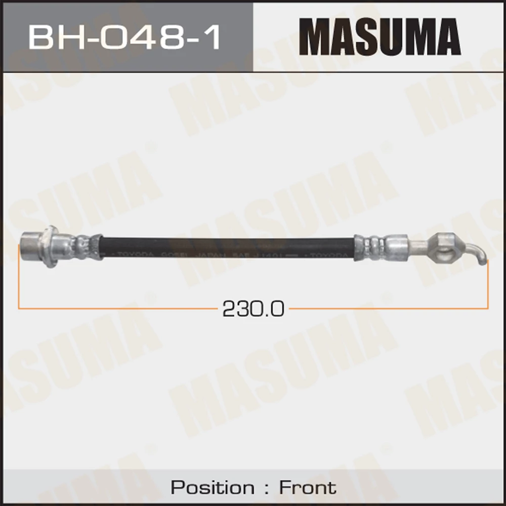 Шланг тормозной Masuma BH-048-1