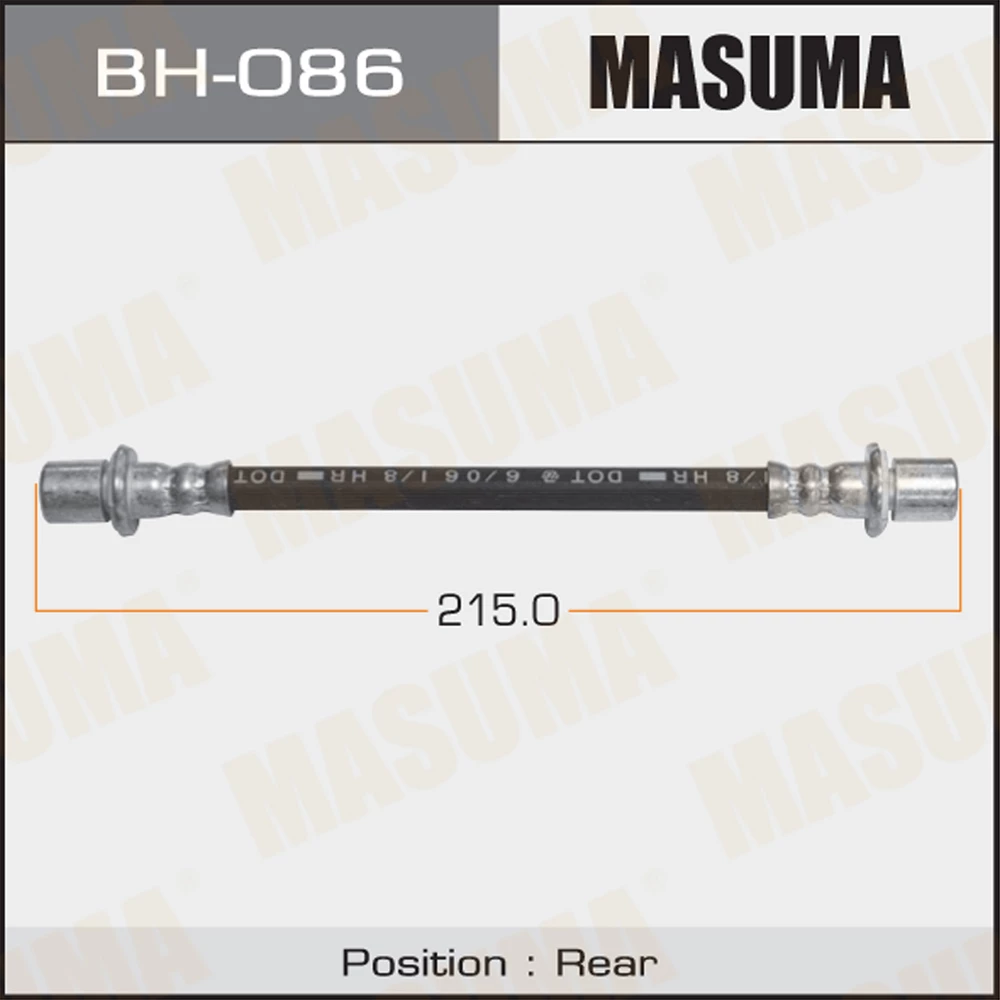 Шланг тормозной Masuma BH-086