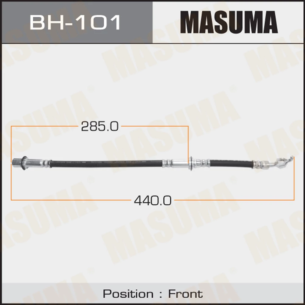 Шланг тормозной Masuma BH-101