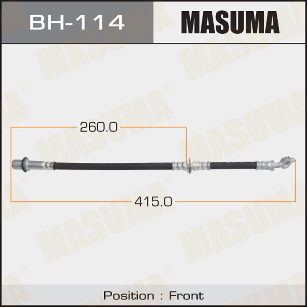 Шланг тормозной Masuma BH-114