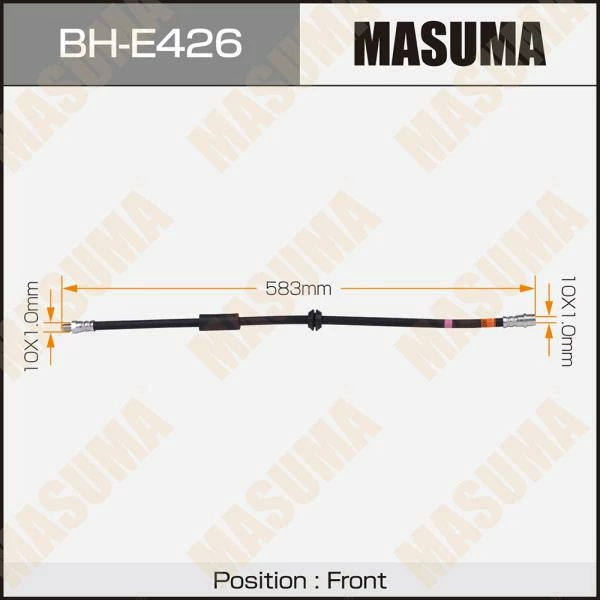 Шланг тормозной передний Mercedes R- CLASS Masuma BH-E426