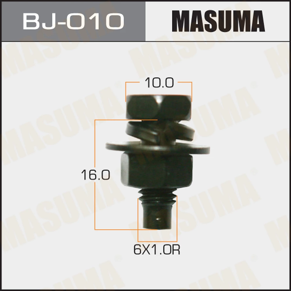 Болт с гайкой Masuma BJ-010