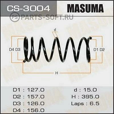 Пружина подвески Masuma CS-3004
