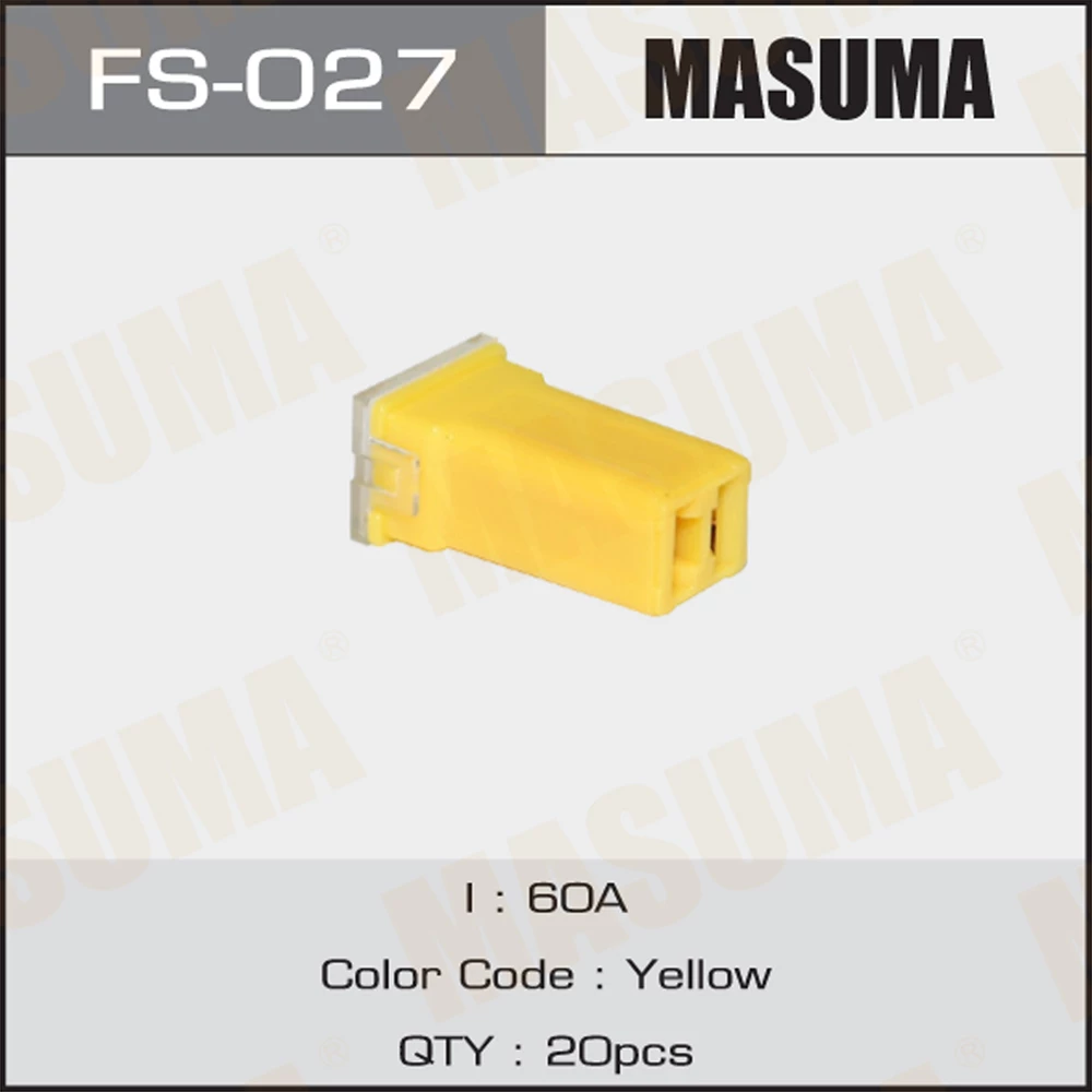 Предохранитель силовой mini 60А Masuma FS-027