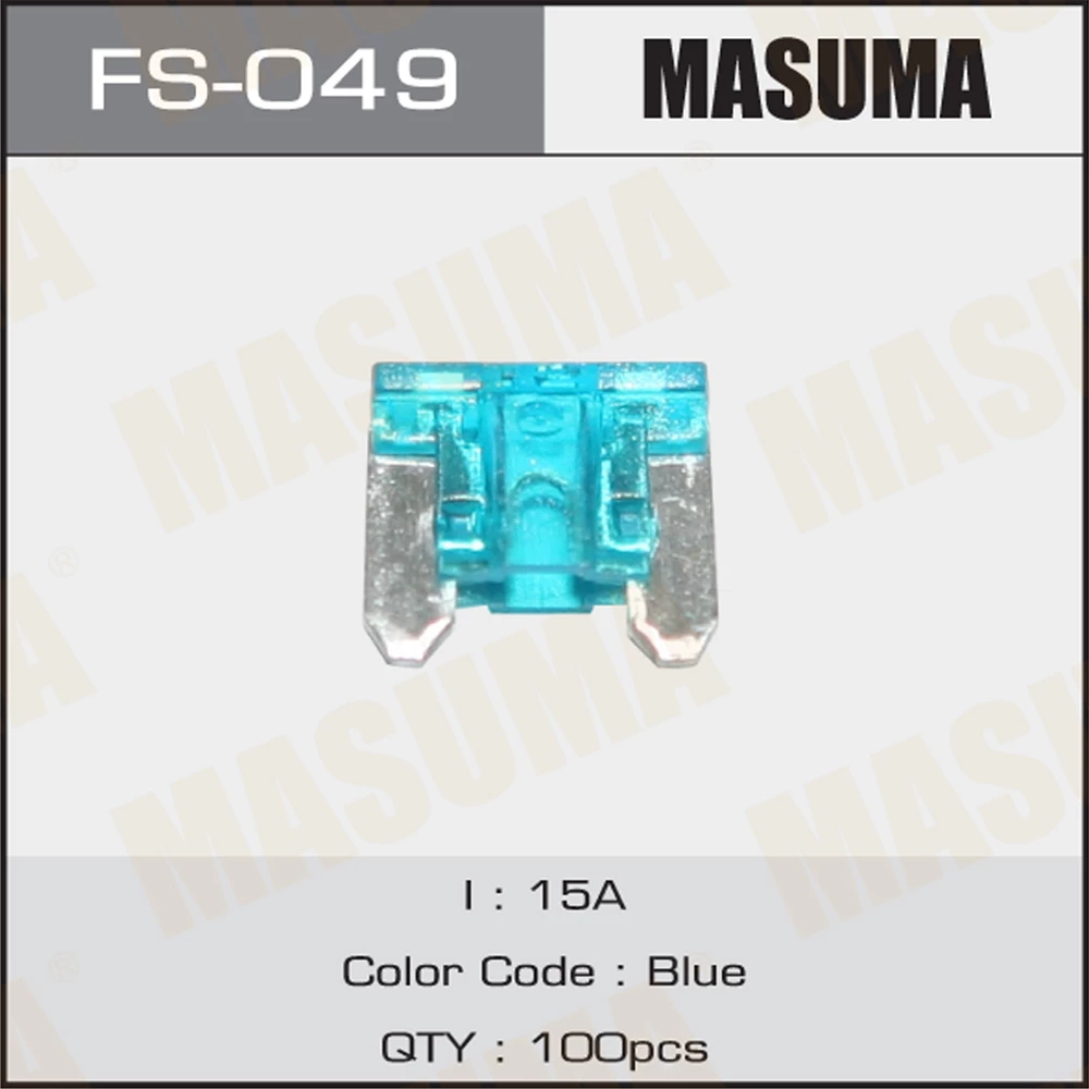 Предохранитель флажковый mini 15А Masuma FS-049