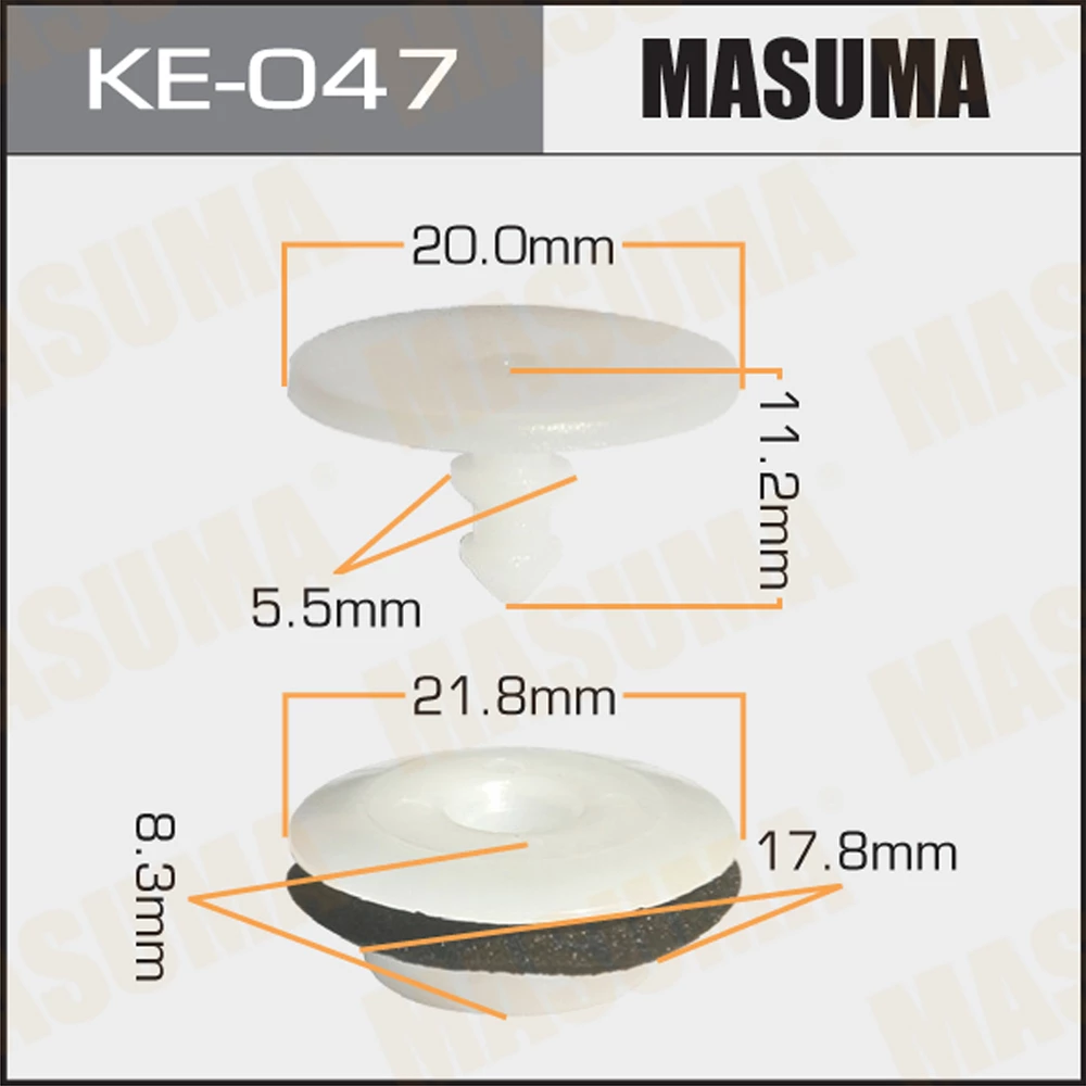 Клипса Masuma KE-047