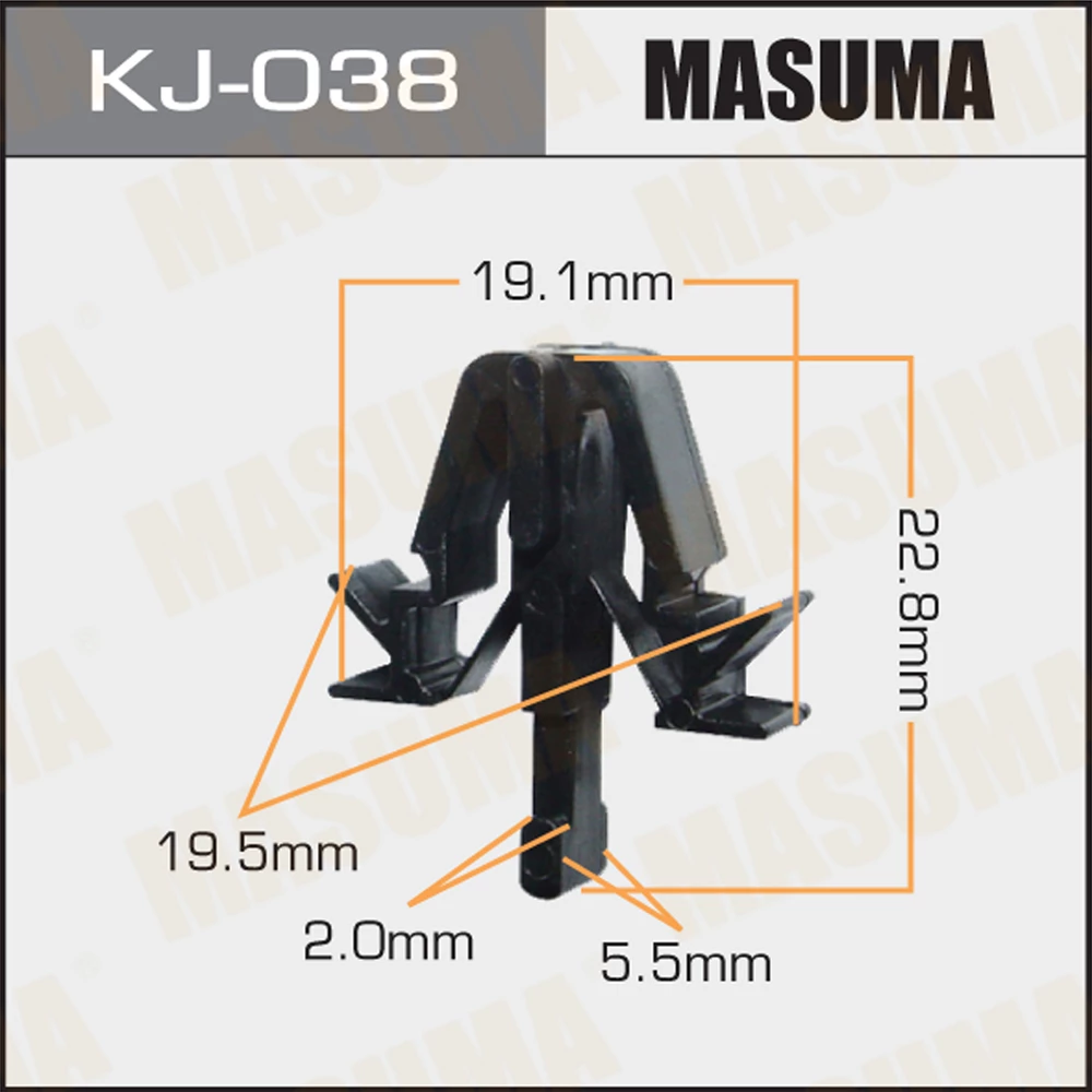 Клипса Masuma KJ-038