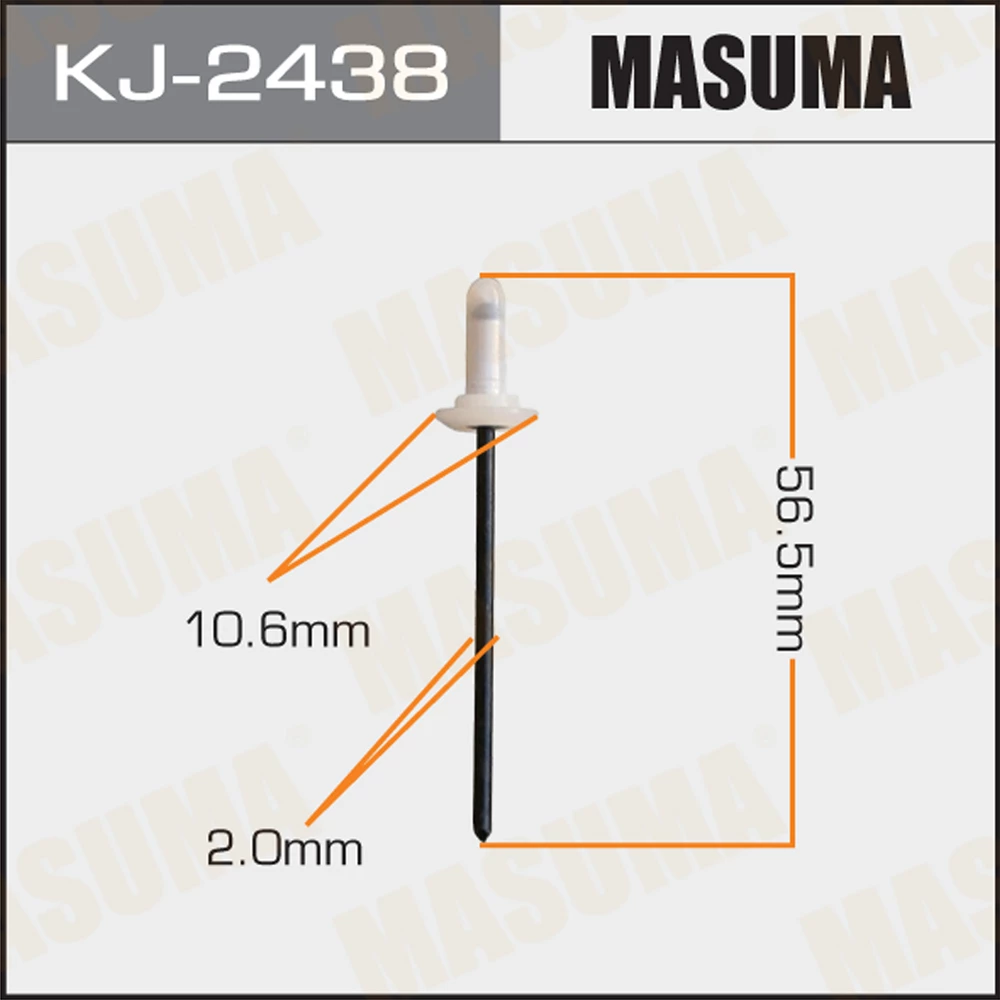 Заклепка деталей кузова Masuma KJ-2438