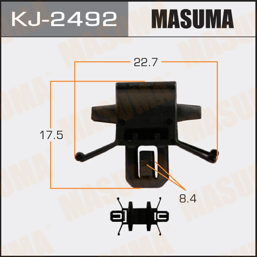 Клипса Masuma KJ-2492