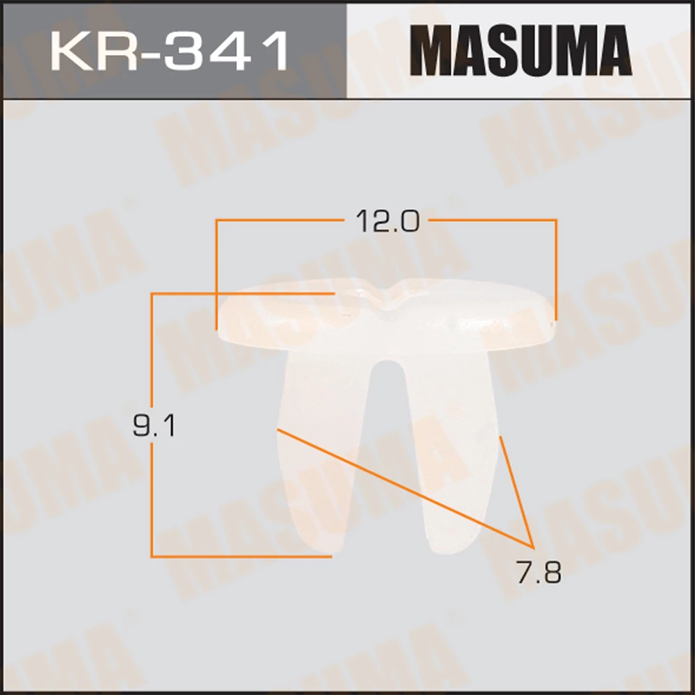 Клипса Masuma KR-341