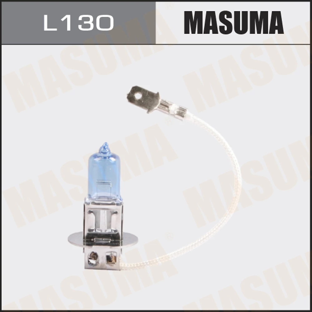 Лампа галогенная Masuma H3 12V 55W, L130, 1 шт