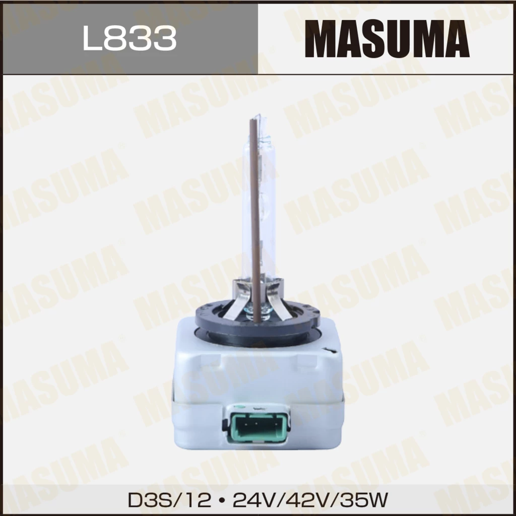 Лампа ксеноновая Masuma WHITE GRADE D3S 12V 35W, L833, 1 шт