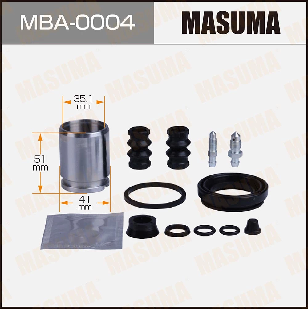 Ремкомплект тормозного суппорта с поршнем Masuma MBA-0004