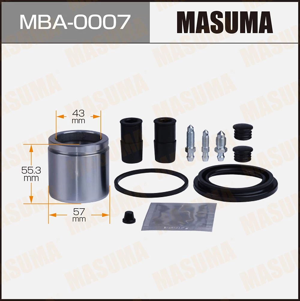 Ремкомплект тормозного суппорта с поршнем Masuma MBA-0007