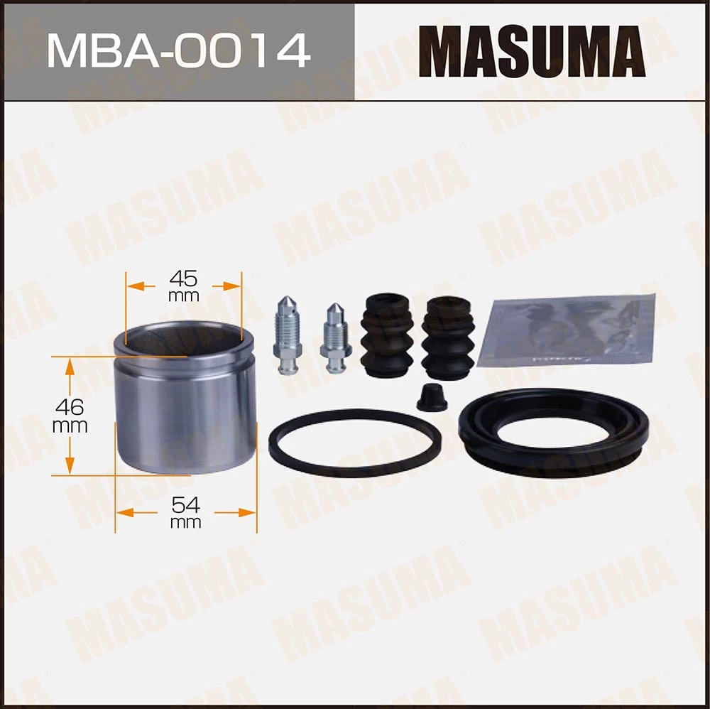 Ремкомплект тормозного суппорта с поршнем Masuma MBA-0014