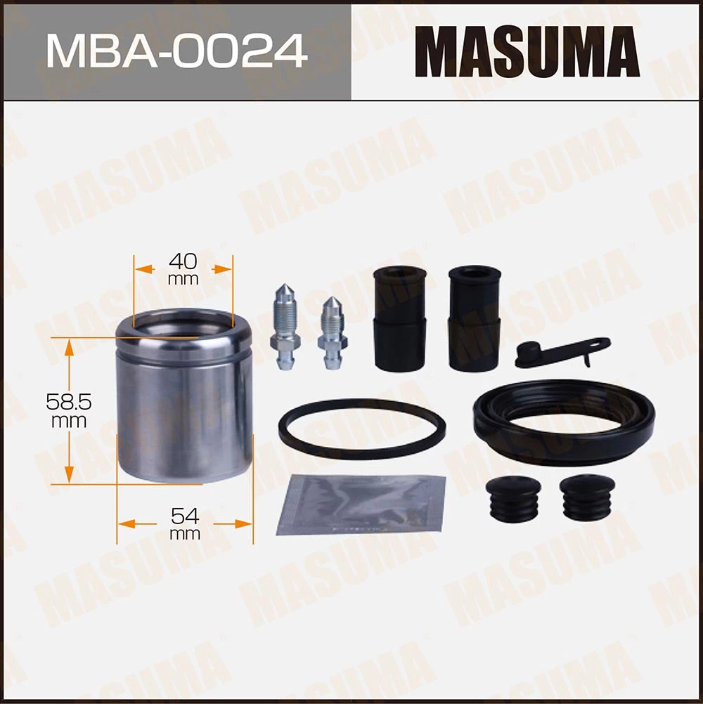 Ремкомплект тормозного суппорта с поршнем Masuma MBA-0024