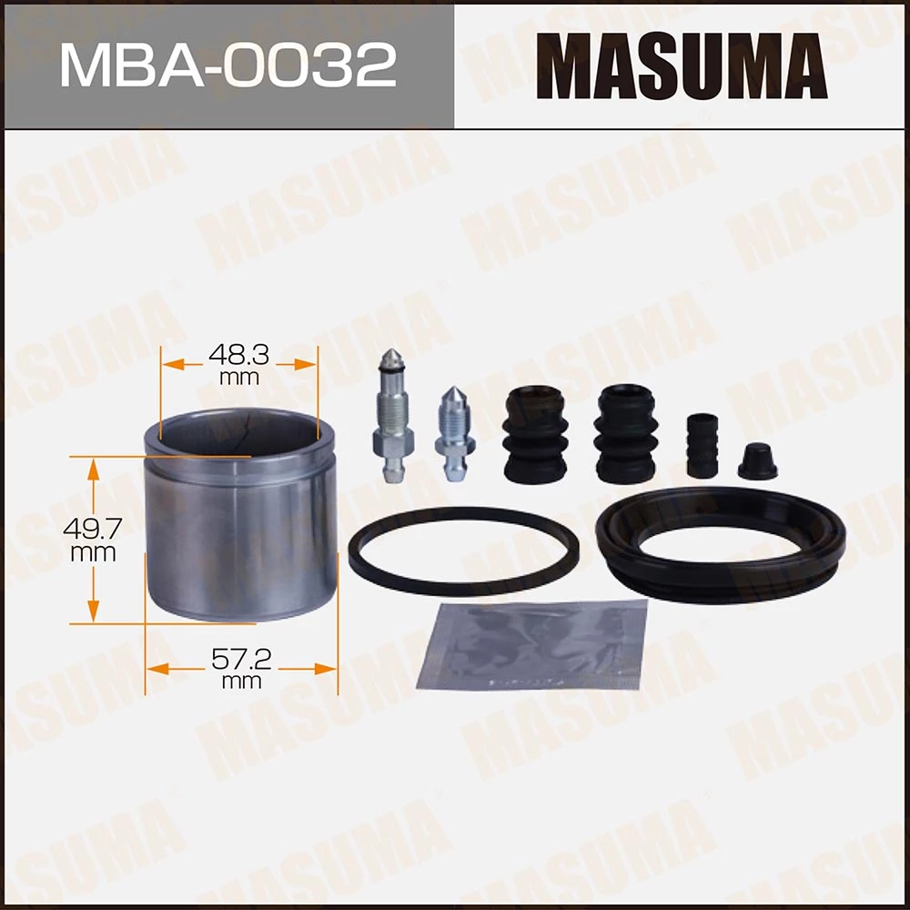 Ремкомплект тормозного суппорта с поршнем Masuma MBA-0032