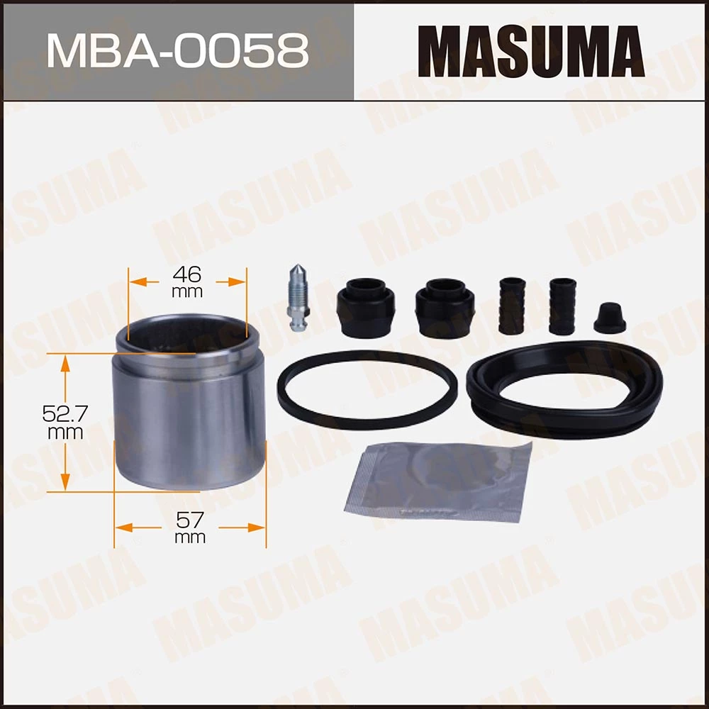 Ремкомплект тормозного суппорта с поршнем Masuma MBA-0058
