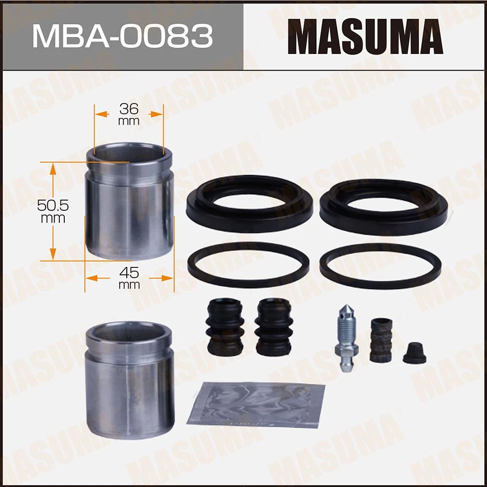 Ремкомплект тормозного суппорта с поршнем Masuma MBA-0083