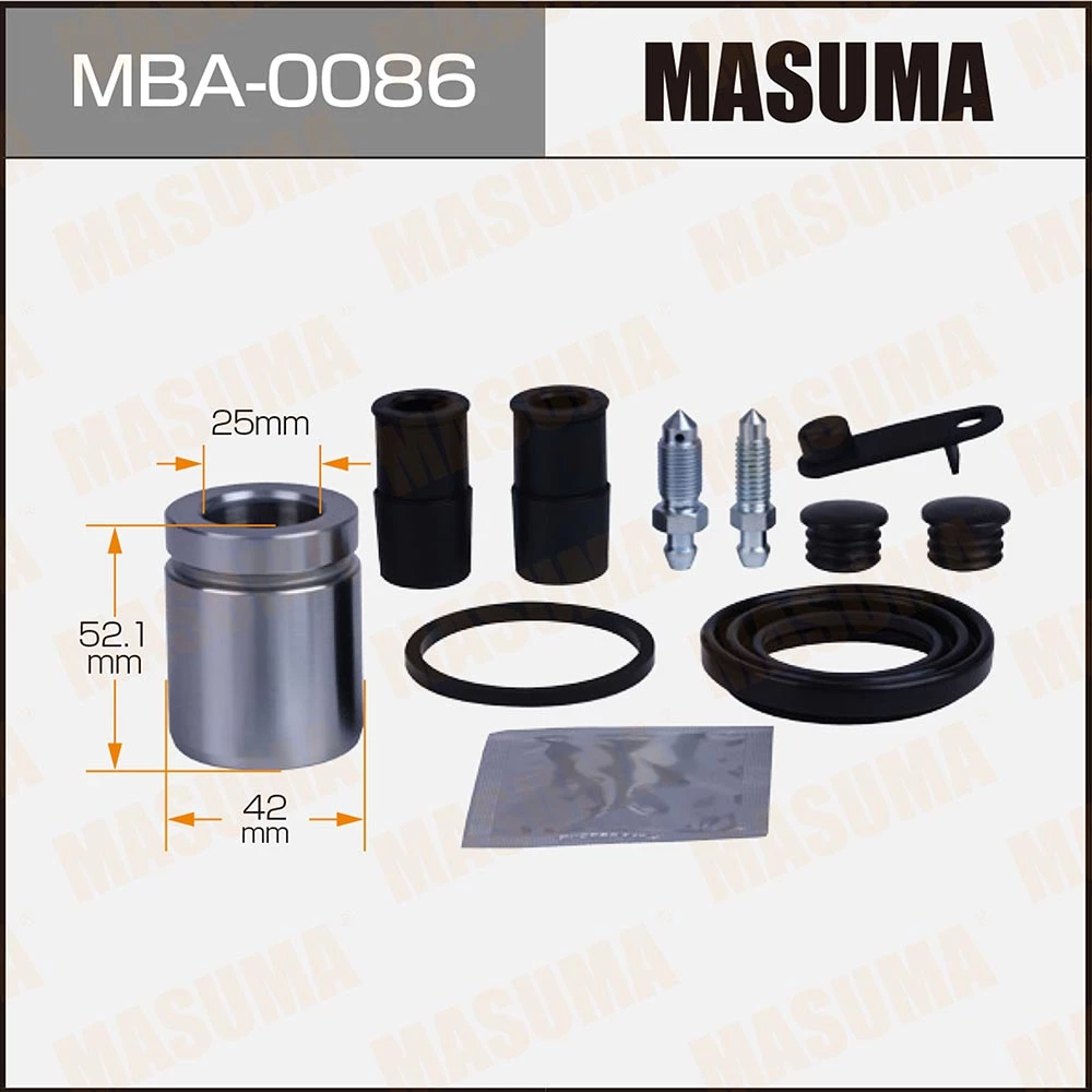 Ремкомплект тормозного суппорта с поршнем Masuma MBA-0086