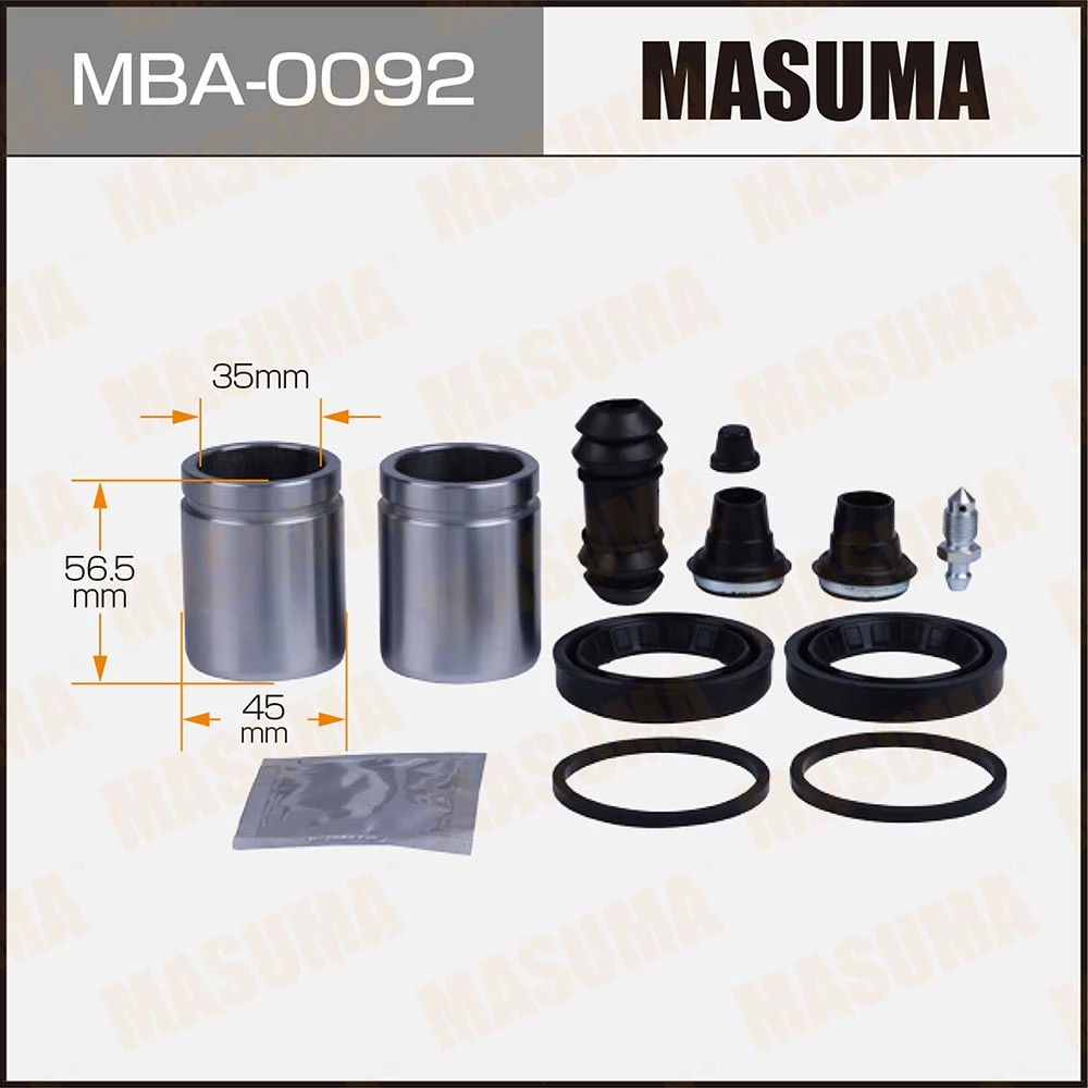 Ремкомплект тормозного суппорта с поршнем Masuma MBA-0092