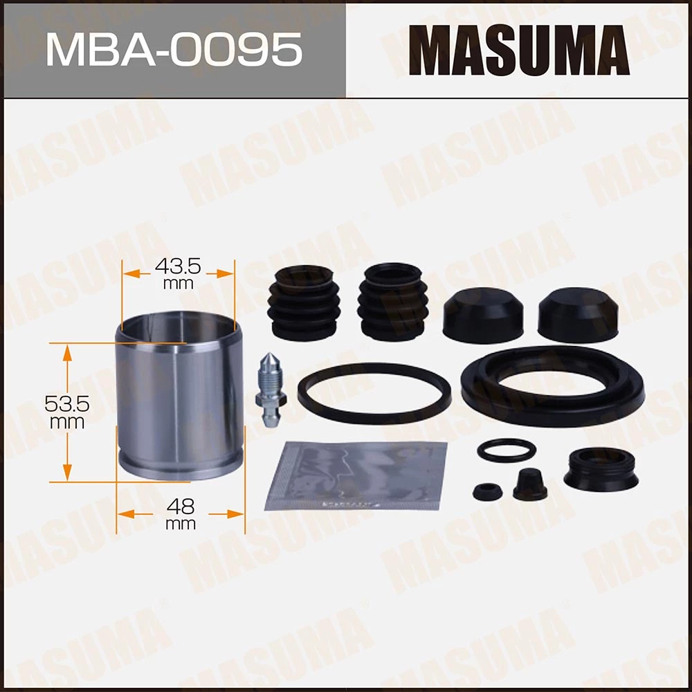 Ремкомплект тормозного суппорта с поршнем Masuma MBA-0095