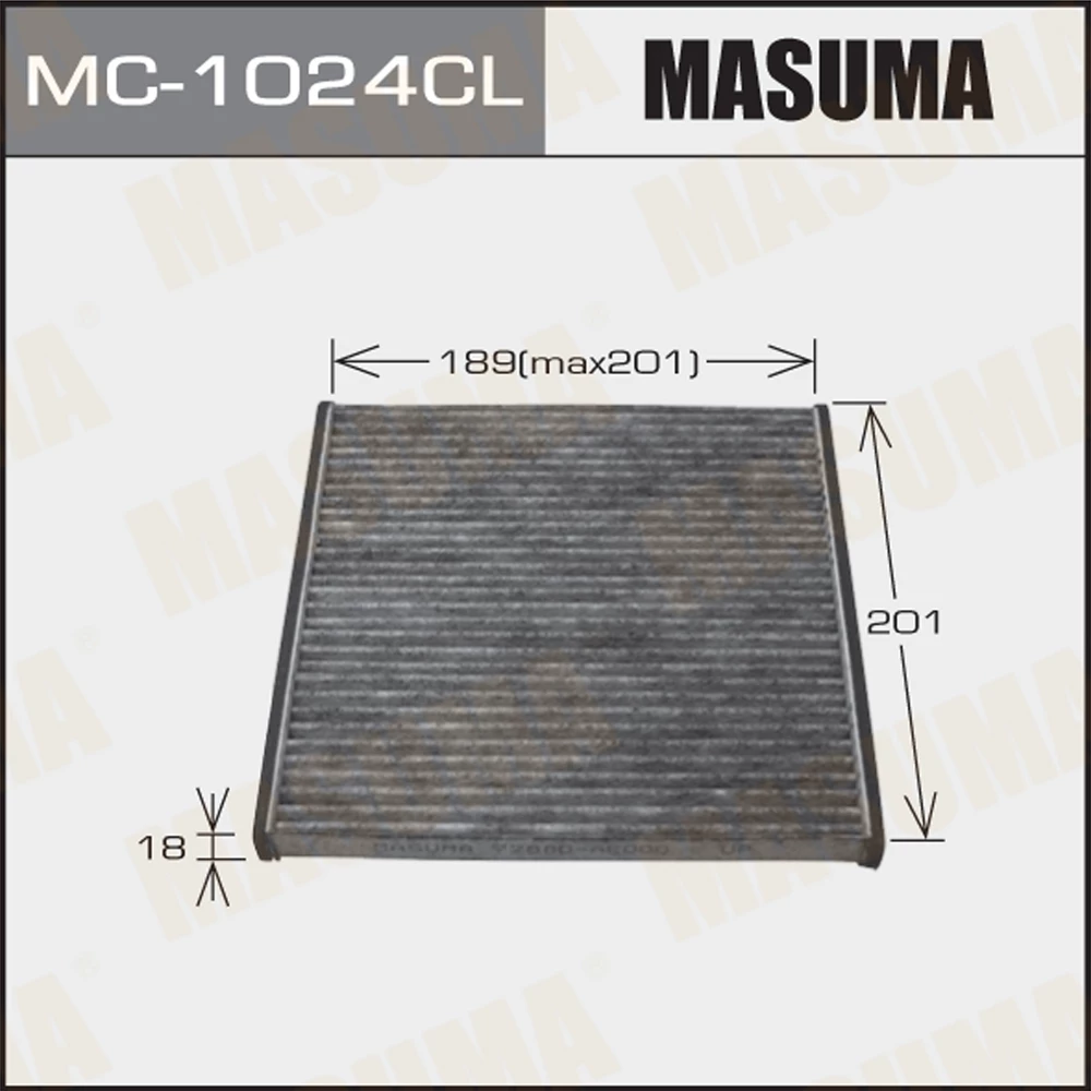 Фильтр салона Masuma MC-1024CL