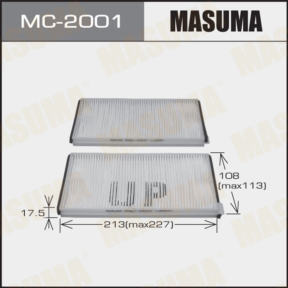 Фильтр салона Masuma MC-2001