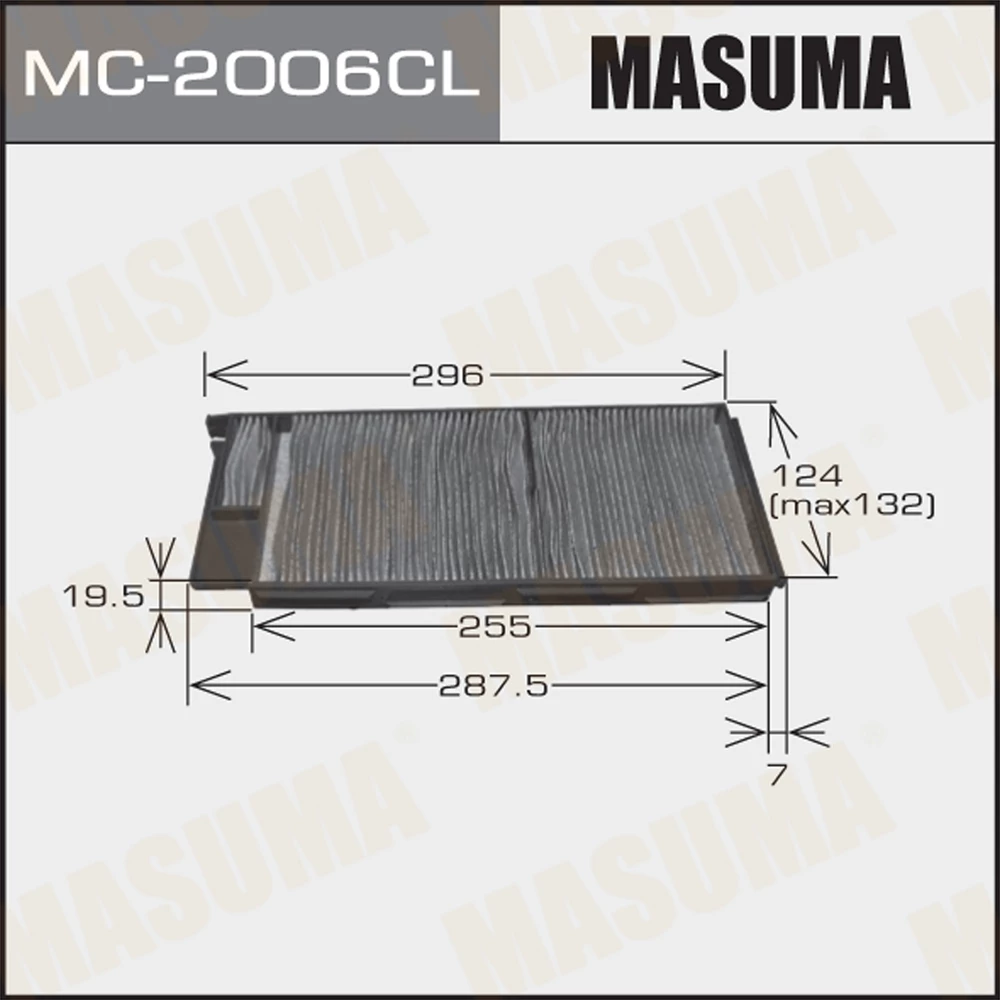 Фильтр салона Masuma MC-2006CL