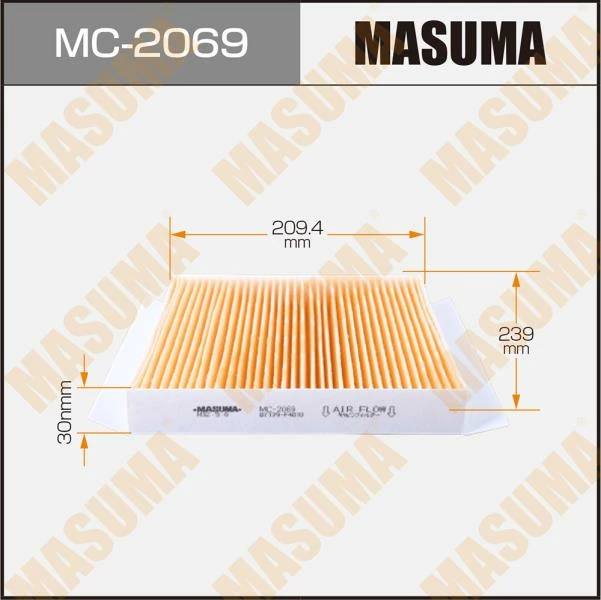 Фильтр салона Masuma MC-2069