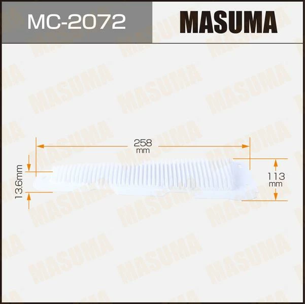 Фильтр салона Masuma MC-2072