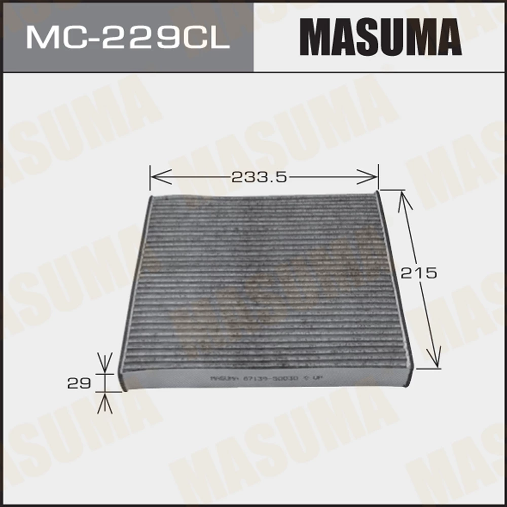Фильтр салона Masuma MC-229CL