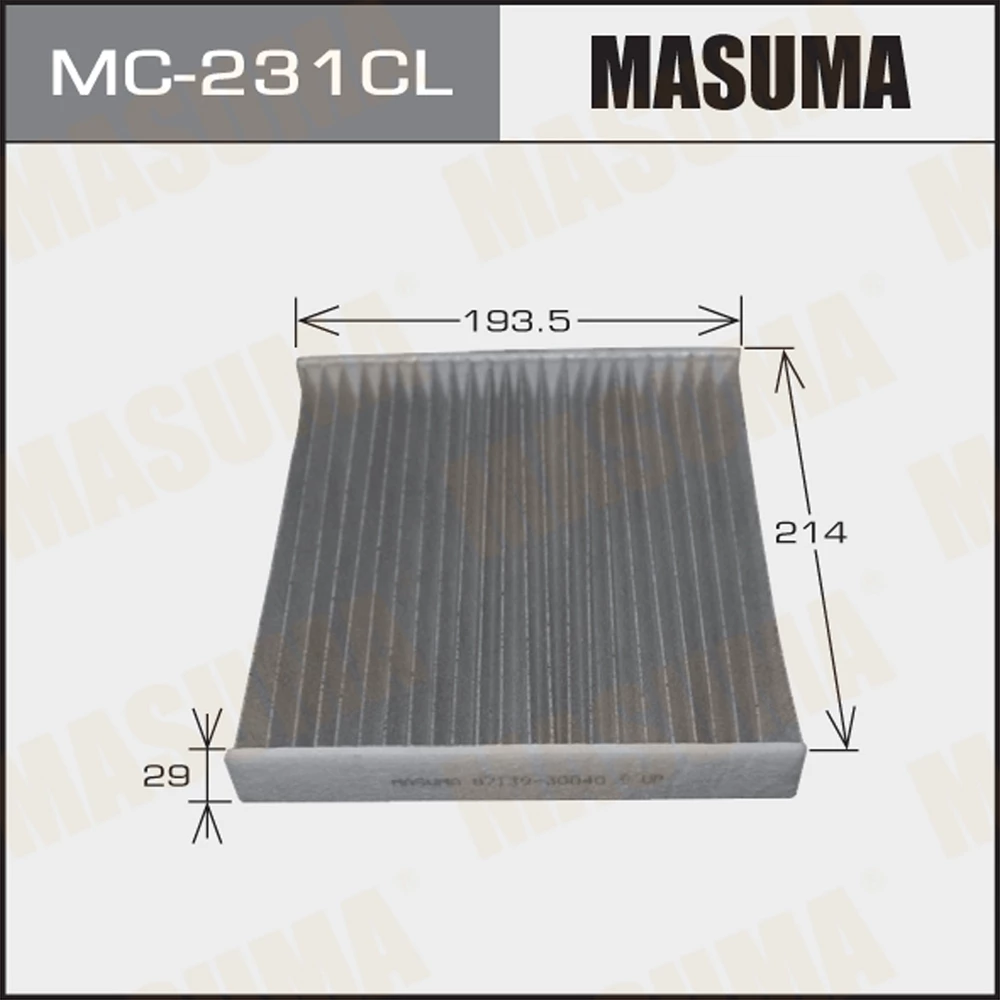 Фильтр салона Masuma MC-231CL