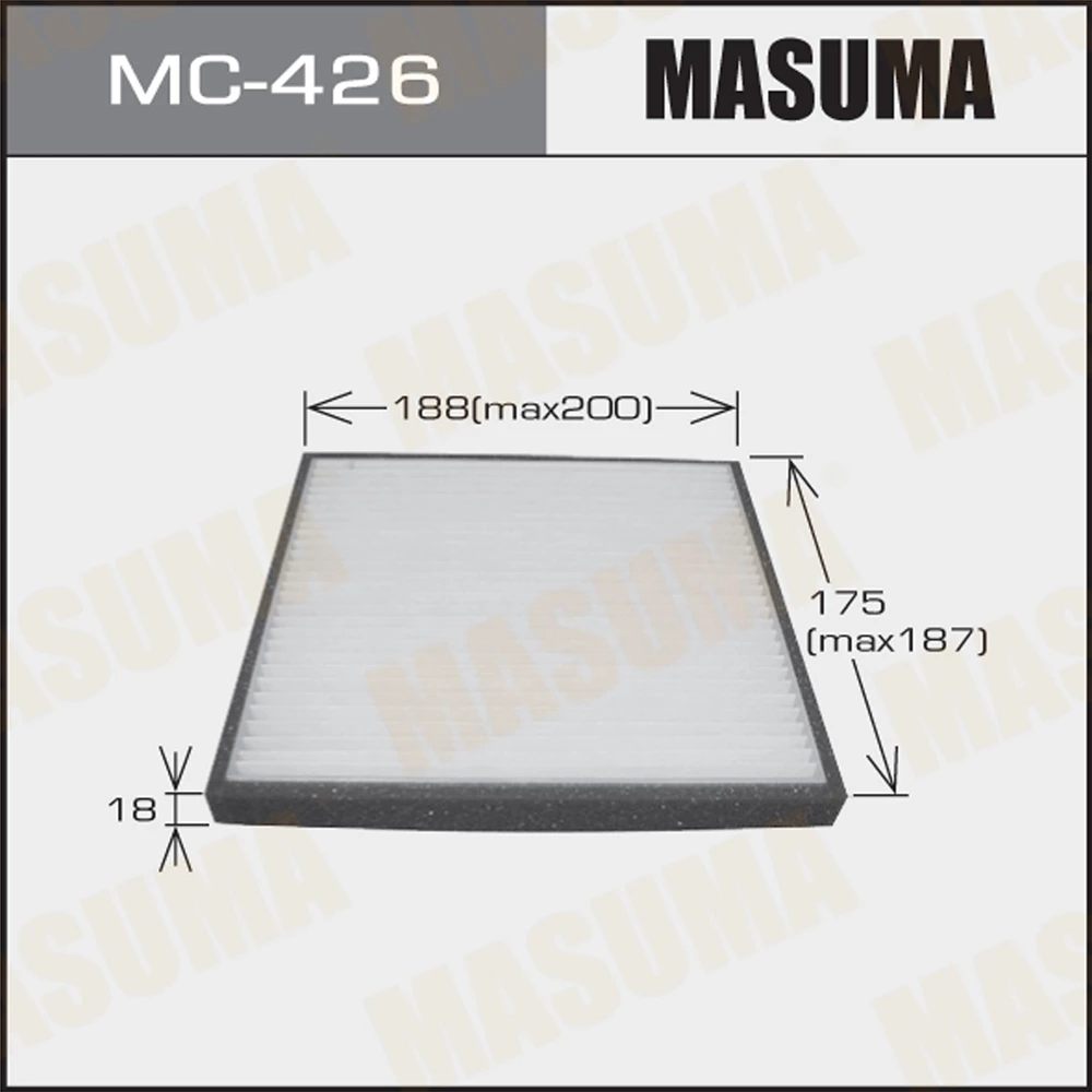 Фильтр салона Masuma MC-426