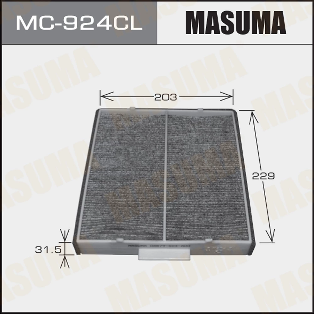 Фильтр салона Masuma MC-924CL