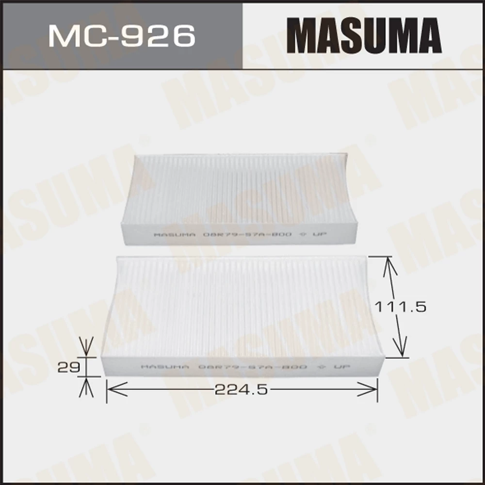 Фильтр салона Masuma MC-926