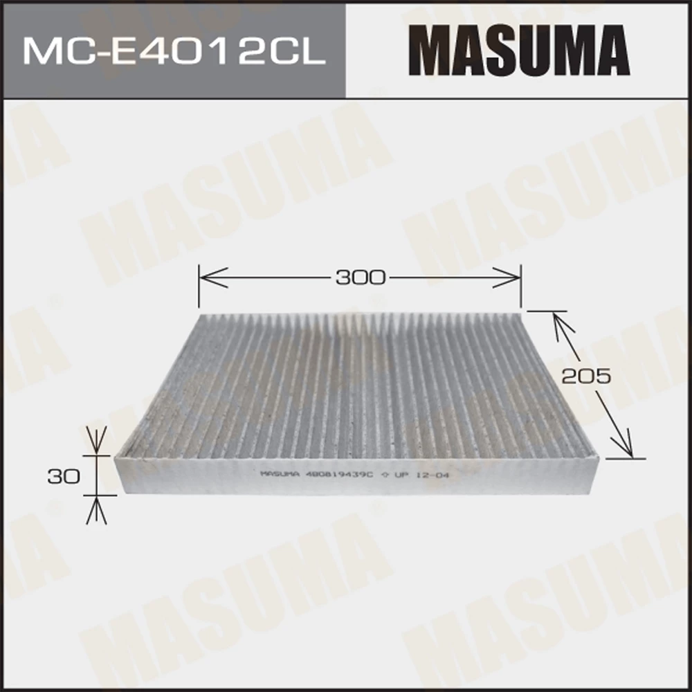 Фильтр салона Masuma MC-E4012CL