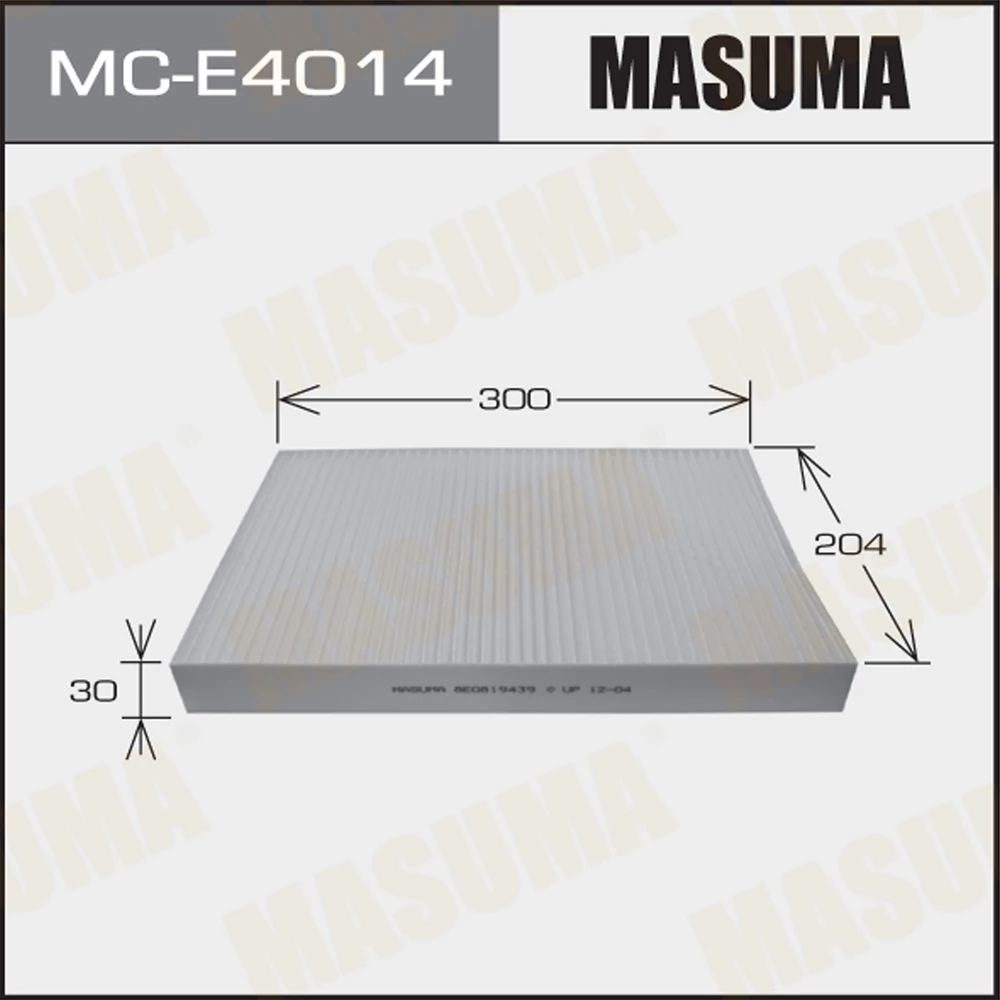 Фильтр салона Masuma MC-E4014