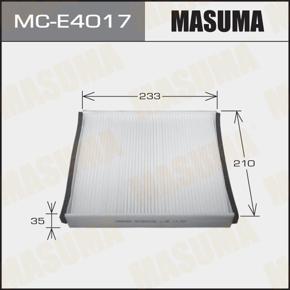 Фильтр салона Masuma MC-E4017