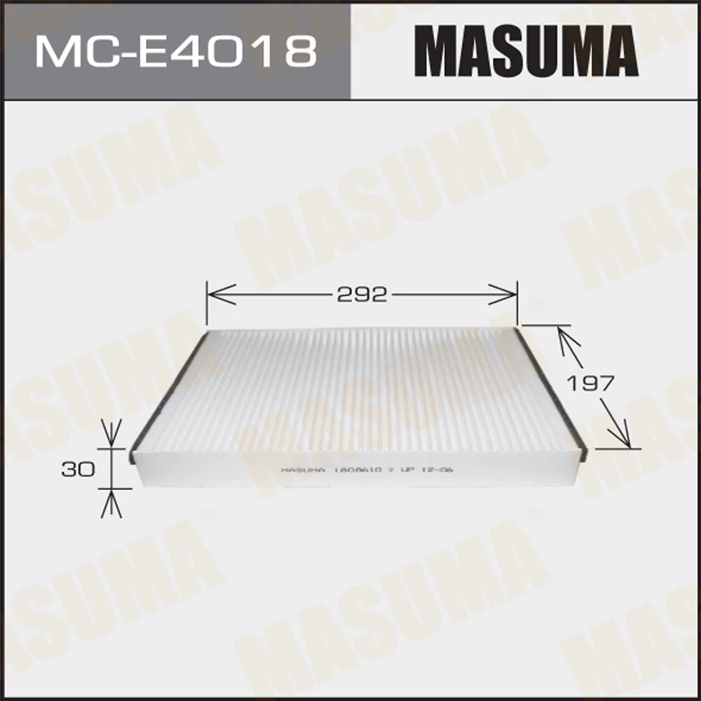 Фильтр салона Masuma MC-E4018