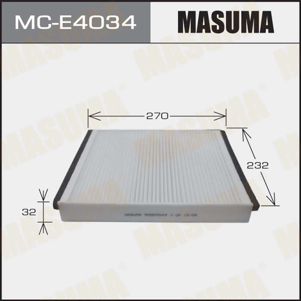 Фильтр салона Masuma MC-E4034